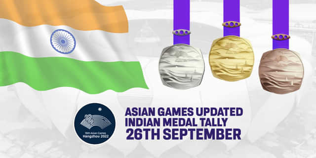 Asian Games 2023: India’s medal tally after Day 3, 26th September