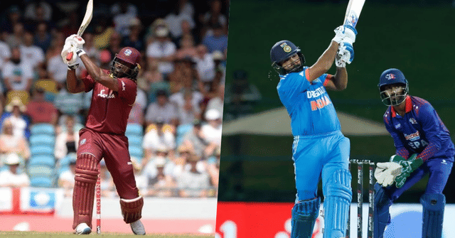 Top 5 batsmen with most sixes in international cricket, Cricket, Chris Gayle, Rohit Sharma