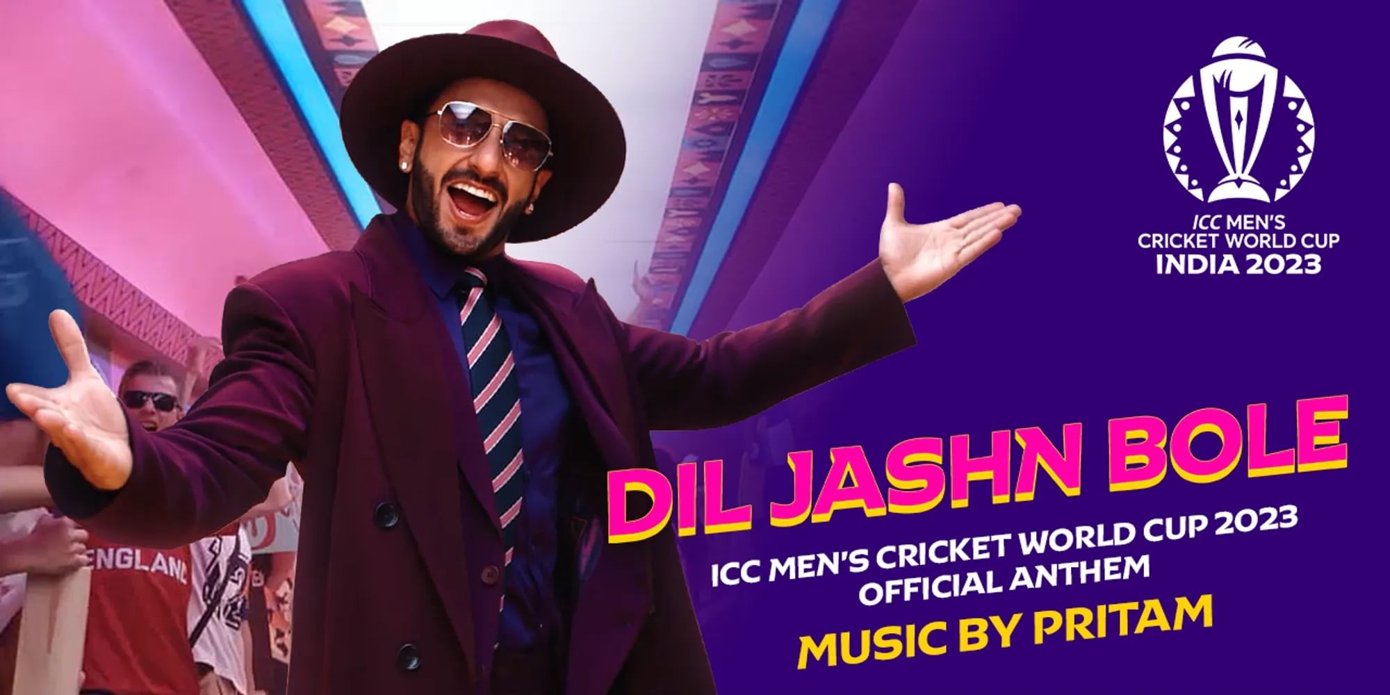 icc men's cricket world cup 2023 music
