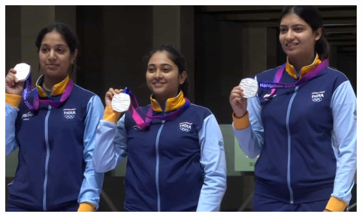 Asian Games 2023: Mehuli Ghosh, Ramita, Ashi Choksey win India's first medal, claim women's 10m Air Rifle team silver