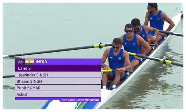 Asian Games 2023: Indian Men's Four rowing team bags bronze