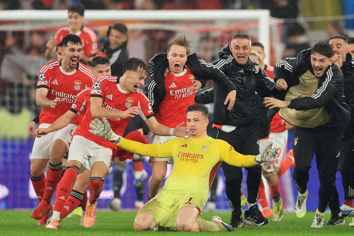 All goalkeepers to score in UEFA Champions League history (Anatoliy Trubin of SL Benfica )