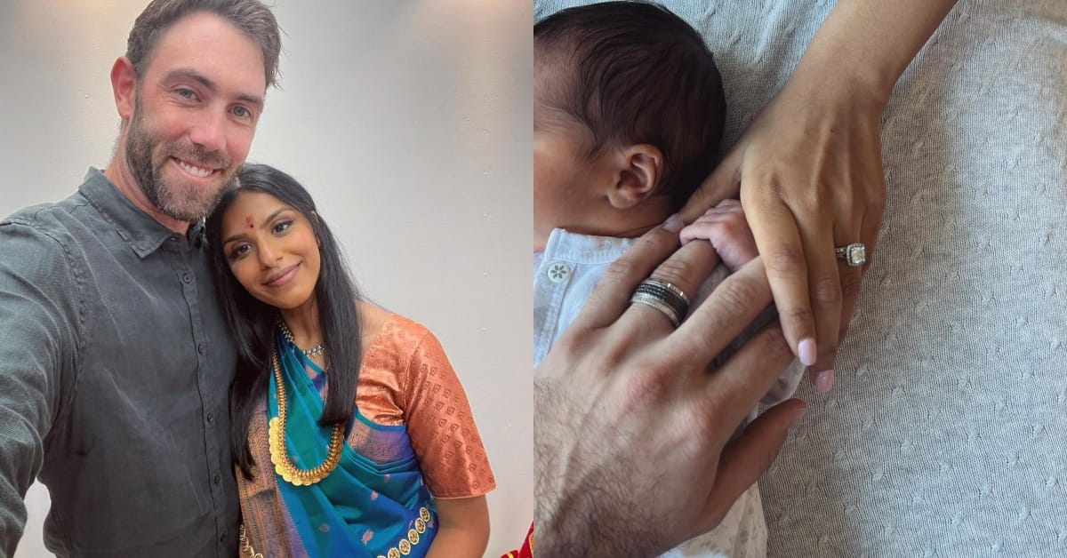 Glenn Maxwell and his wife Vini Raman blessed with a baby boy