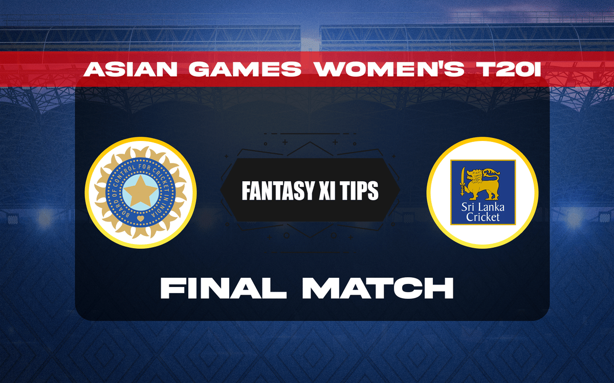IN-W vs SL-W Dream11 Prediction, Dream11 Playing XI, Today Final Match, Asian Games Women's T20I