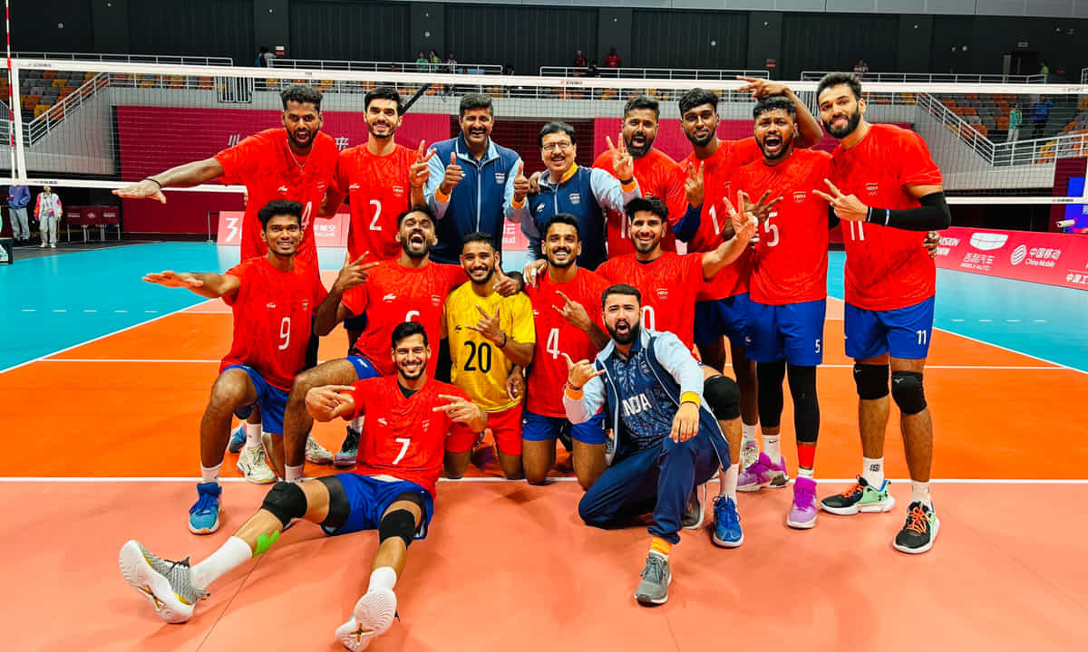 Asian Games 2023: Indian men's volleyball team stun heavyweights South Korea, top pool C