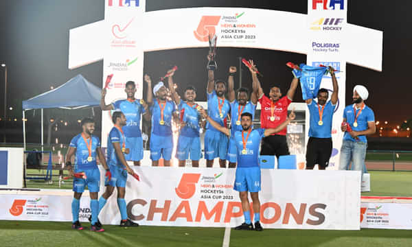 Indian men's hockey team beat Pakistan via shootout to win 5s Asia Cup, qualify for World Cup