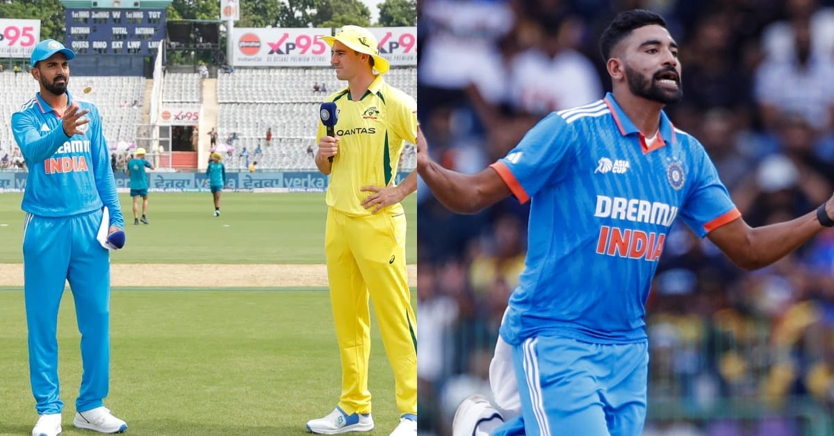 IND vs AUS: Revealed - Why No. 1 ODI bowler Mohammed Siraj isn't playing in the 1st ODI
