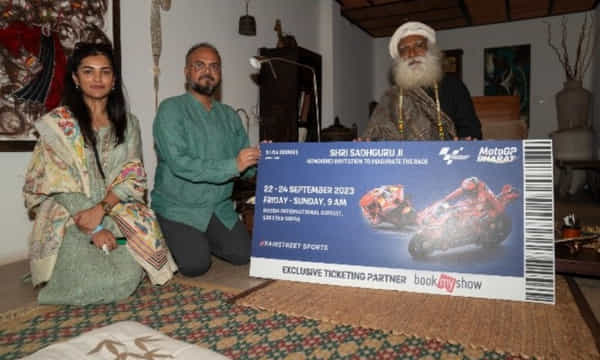 Sadhguru to attend MotoGP Bharat opening ceremony, inaugurate event with bike laps