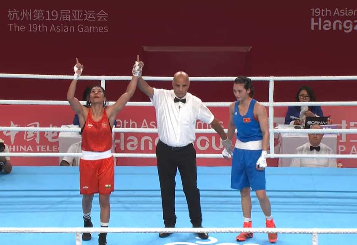 Asian Games 2023: Nikhat Zareen comfortably defeats Vietnam's Nguyen Thi Tam in opening round
