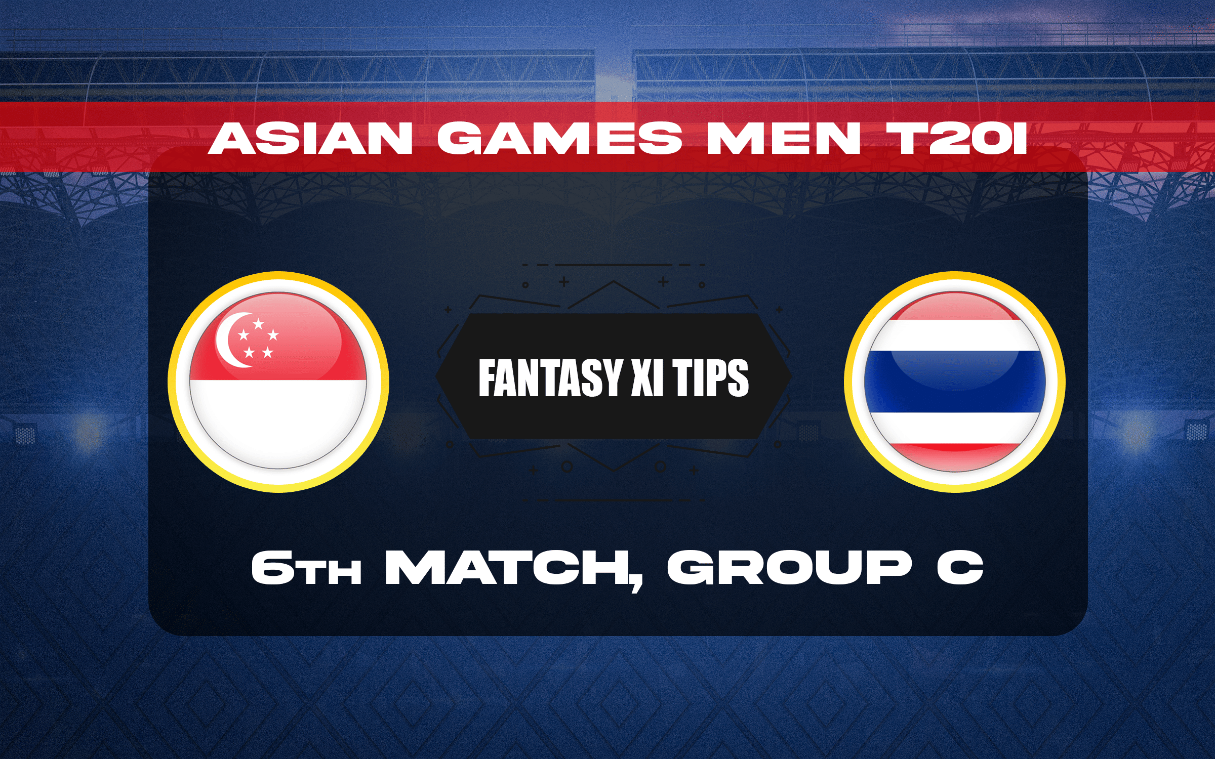 SIN vs TL Dream11 Prediction, Dream11 Playing XI, Today 6th Match, Group C, Asian Games Men T20I