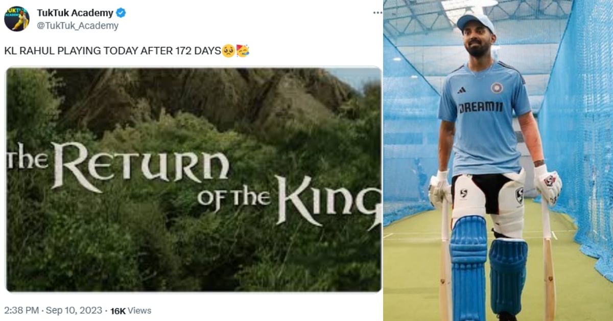 Twitter reacts as KL Rahul finally makes a return to India's playing XI in IND vs PAK Asia Cup 2023 Super Four match