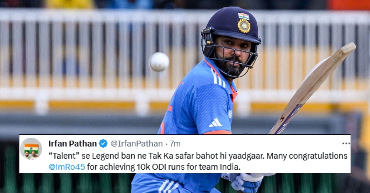 Twitter reacts as Rohit Sharma becomes 6th Indian, Overall 15th batsman to score over 10,000 ODI runs