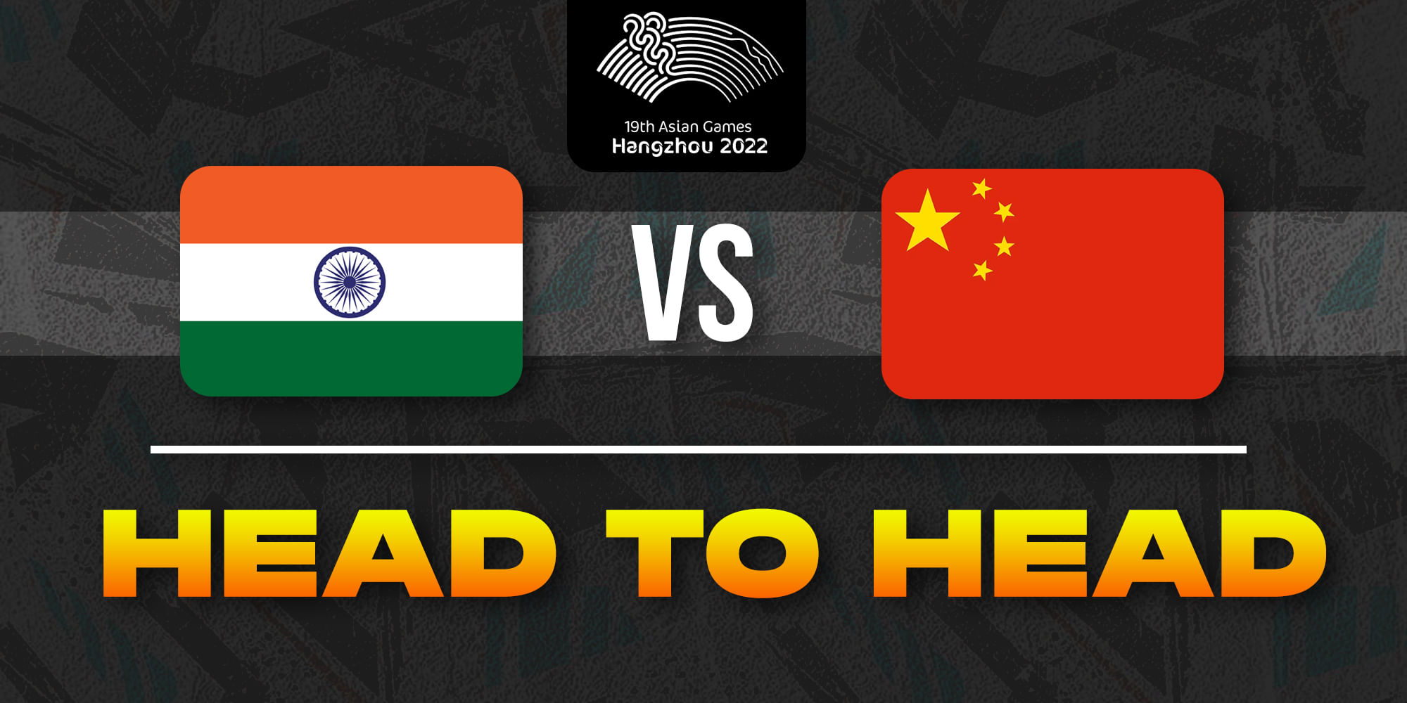 Asian Games: All-time head-to-head record between India & China