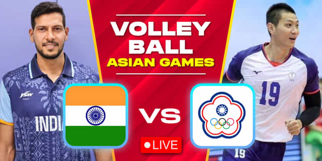 Hangzhou Asian Games 2023 Volleyball Highlights: India thrash Chinese Taipei, through to quarters