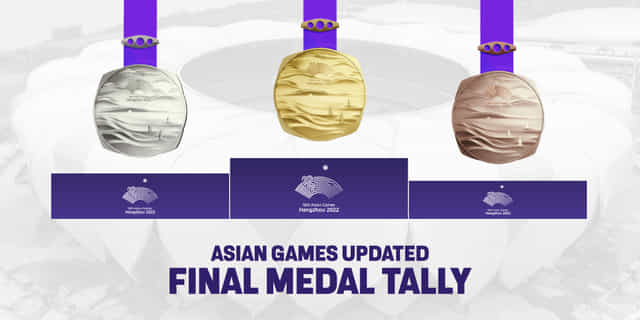 Asian Games 2023: Updated final medal tally