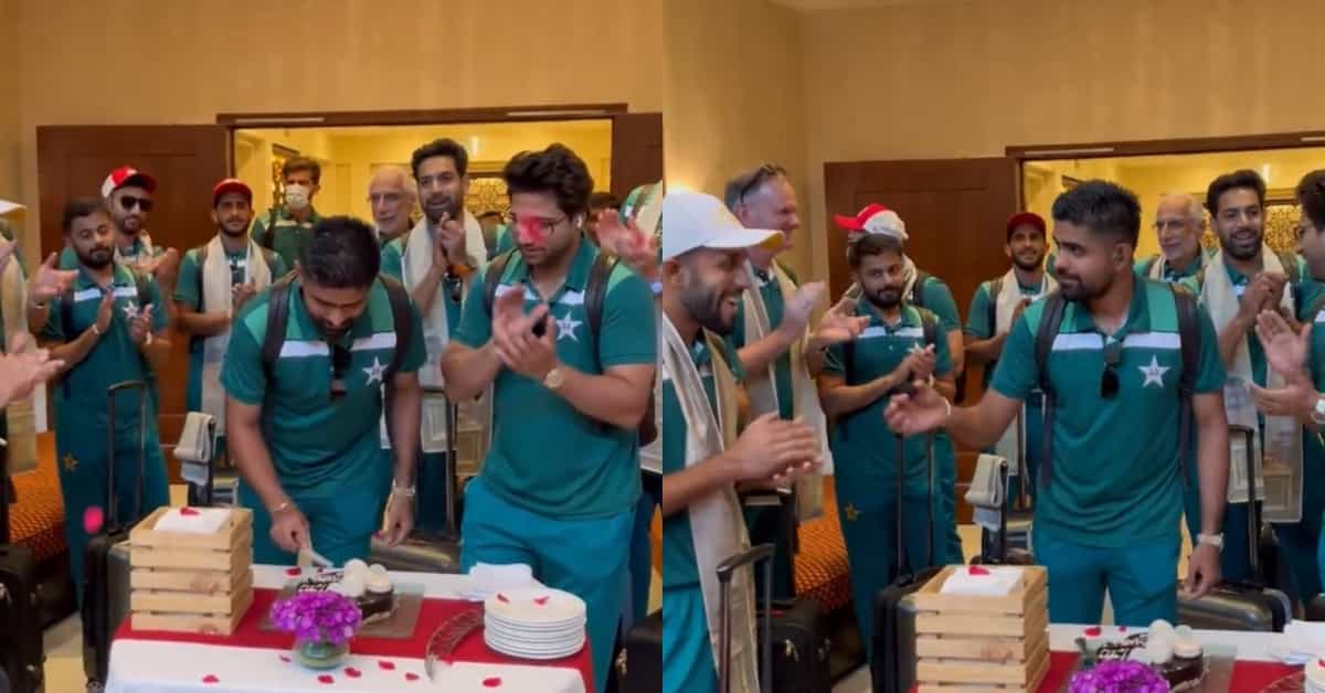 Watch: Babar Azam celebrates his birthday in Bengaluru ahead of Australia clash
