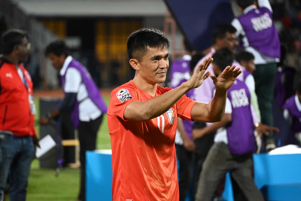How Sunil Chhetri scored his 93rd international goal