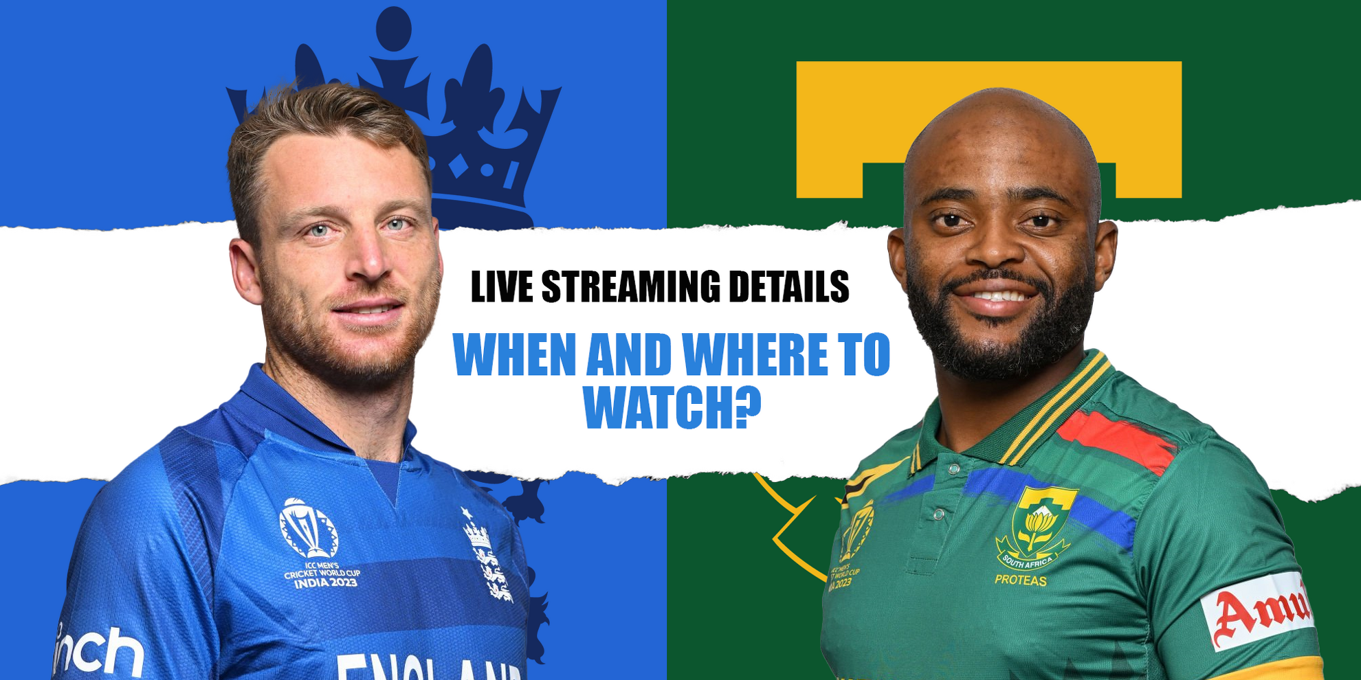 ENG vs SA Live streaming details when and where to watch ICC Cricket World Cup 2023 match 20