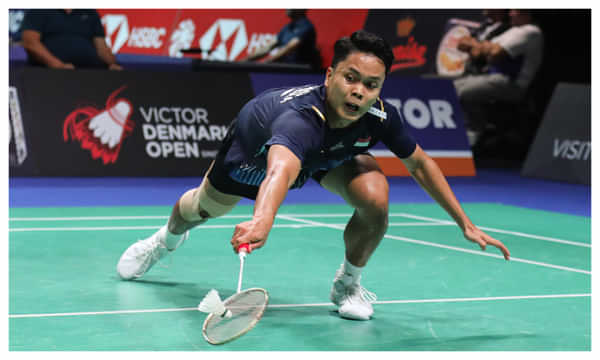 Anthony Sinisuka Ginting breaks interesting Denmark Open drought