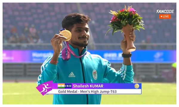 Asian Para Games 2023: Shailesh Kumar clinches gold in men's T63 high jump