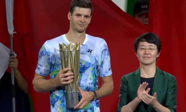 Hubert Hurkacz stuns Andrey Rublev to lift Shanghai Masters 2023 title