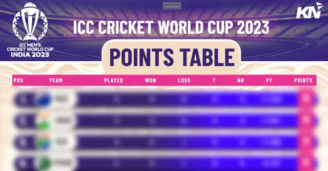 ICC Cricket World Cup 2023: Points Table, Most Runs, Most Wickets, after Match 16 NZ vs AFG