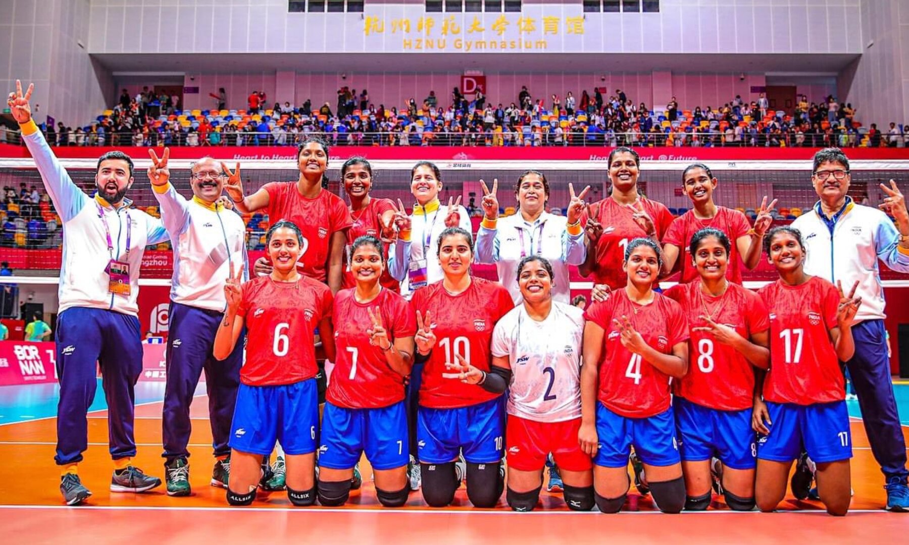 Asian Games 2023 Indian women's volleyball team impress with ninth