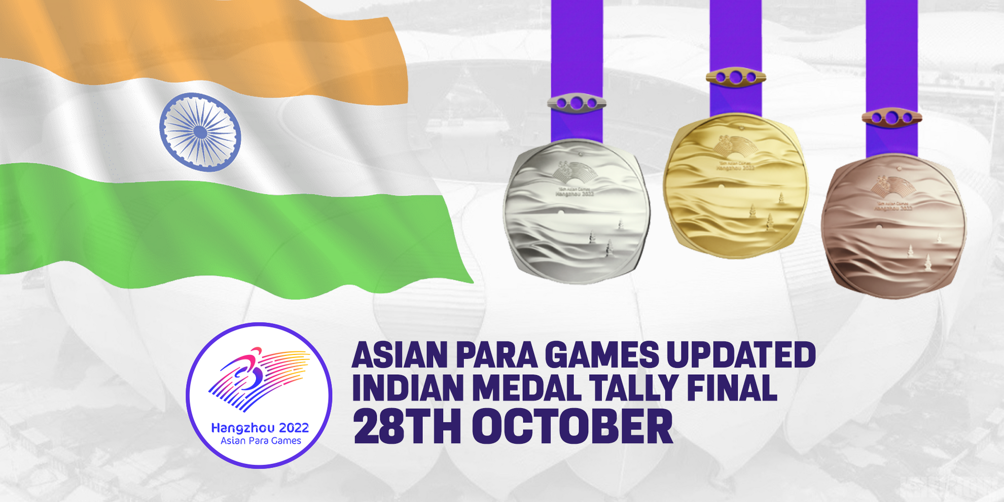 Asian Para Games 2023 Updated India's final medal tally