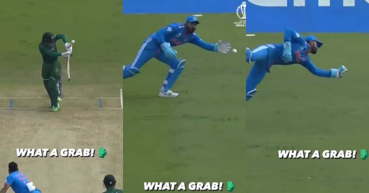 Watch: KL Rahul's one-handed diving catch to send back Mehidy Hasan Miraz in IND vs BAN clash