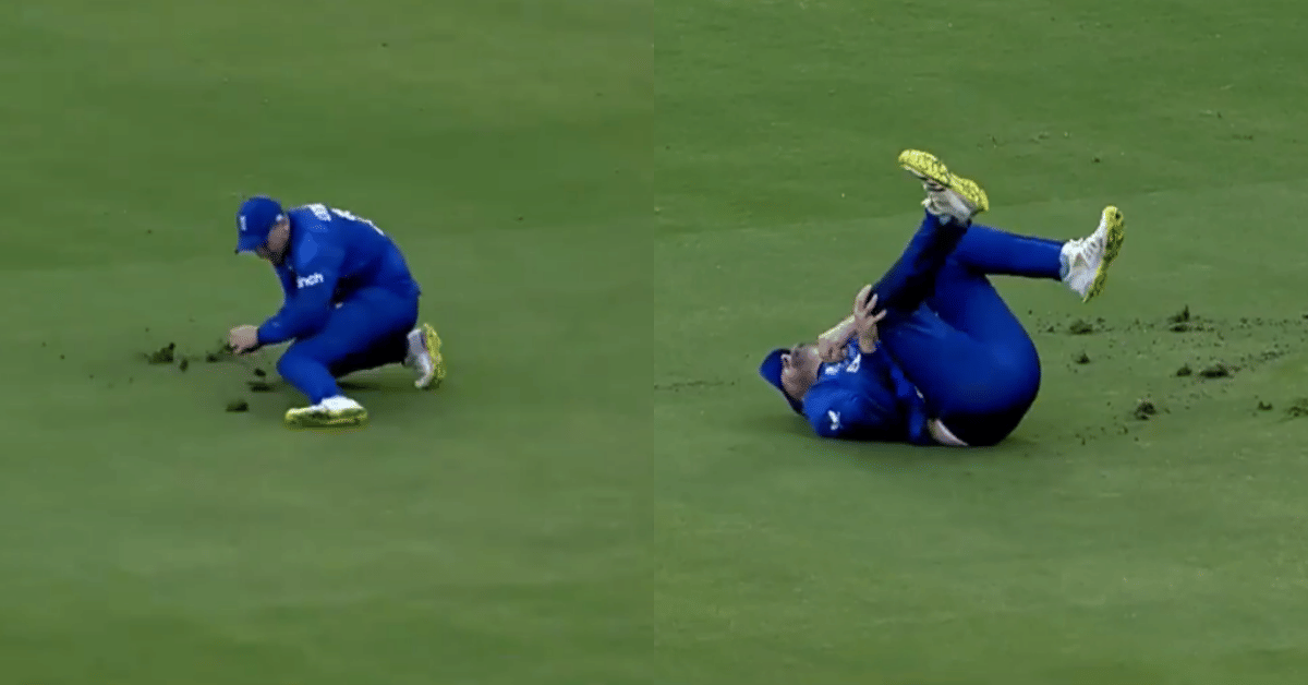Watch: Liam Livingstone injures knee while taking catch to dismiss Rohit Sharma in Lucknow