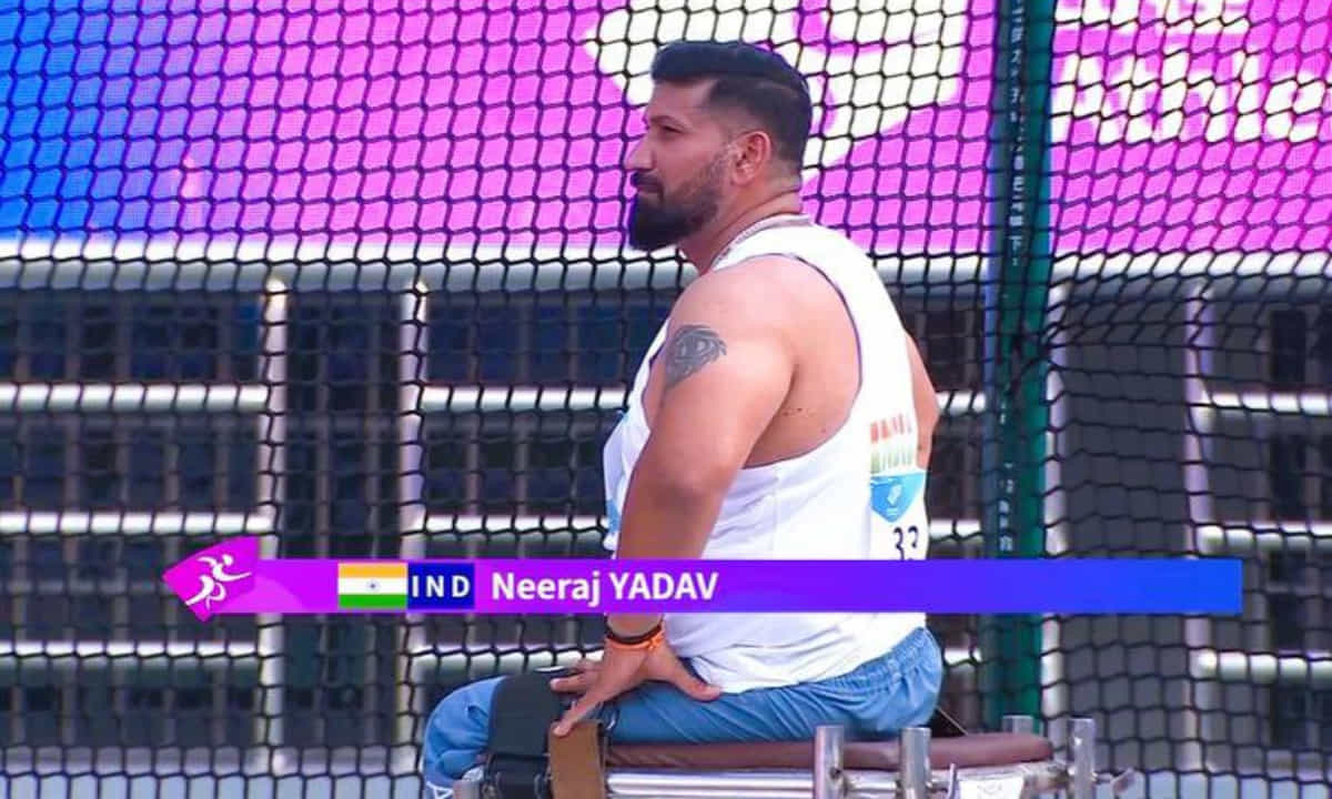 Asian Para Games 2023: Neeraj Yadav clinches gold, India sweep podium in men's discus throw F54/55/56 event