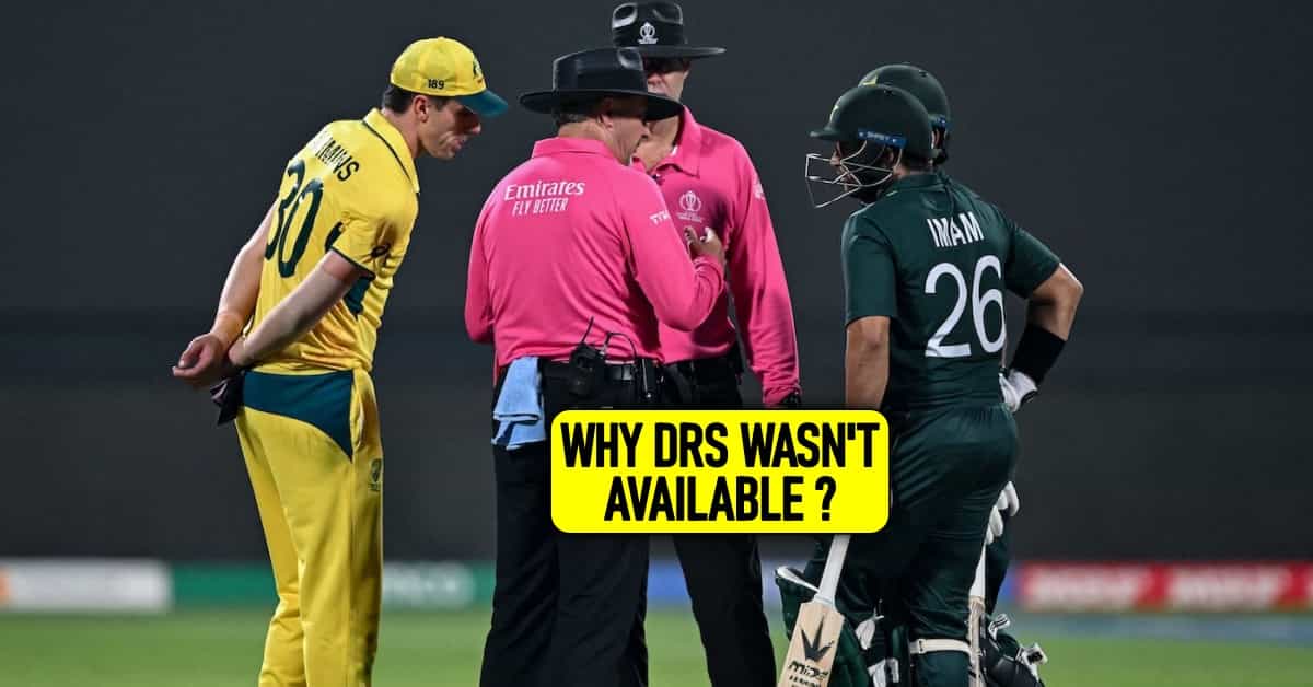 Revealed: Why DRS wasn't available during AUS vs PAK match in ICC Cricket World Cup 2023