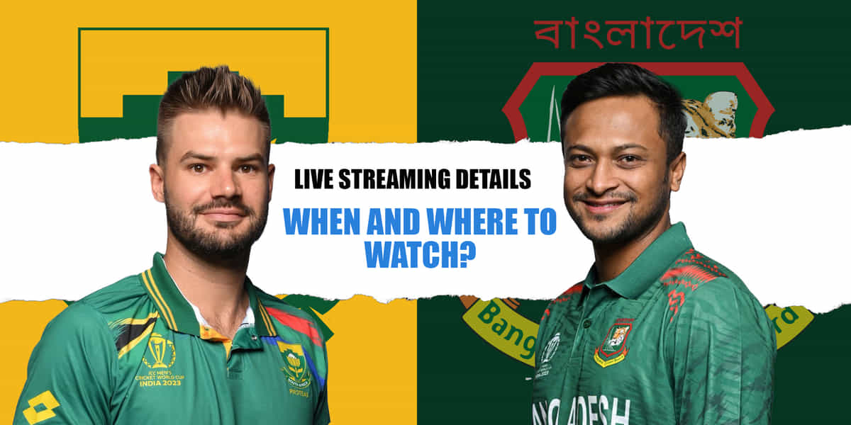 SA vs BAN: Live streaming details, when and where to watch ICC Cricket World Cup 2023 match 23