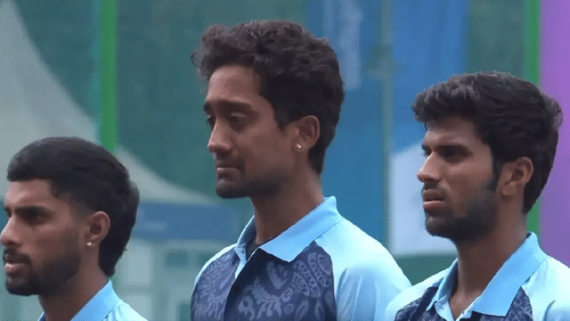 Asian Games 2023: नेपाल के खिलाफ राष्ट्रगान के समय फूट-फूटकर रोने लगे Sai Kishore, वायरल हुआ दिल छू लेने वाला वीडियो