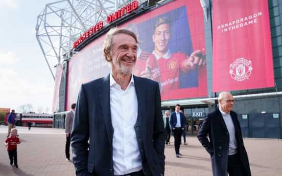 Sir Jim Ratcliffe on verge of buying 25% stake at Manchester United