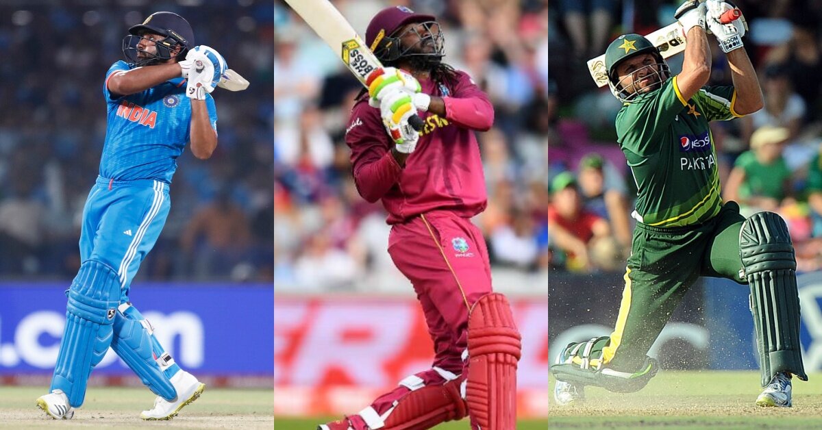 Top 10 teams with most sixes in ODI cricket