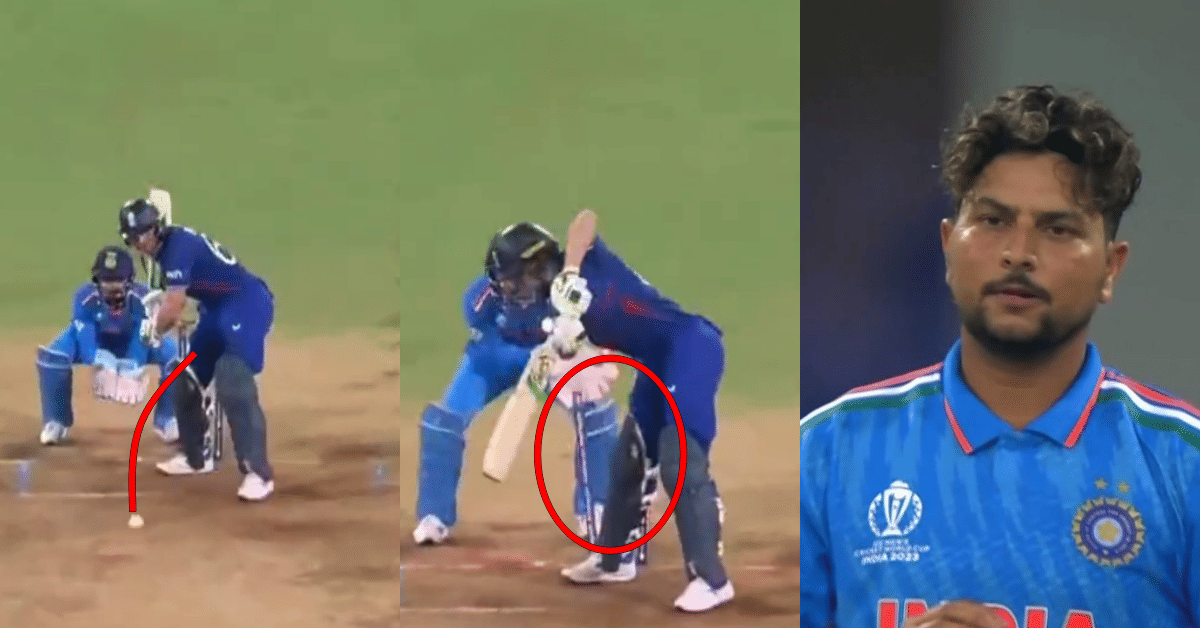 Watch: Kuldeep Yadav castles Jos Buttler with ball of the ICC Cricket World Cup 2023