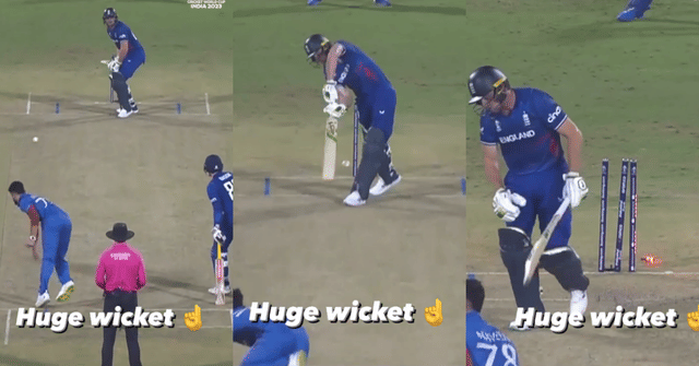 Watch: Naveen Ul Haq dismantles Jos Buttler's stumps in ENG vs AFG ICC Cricket World Cup 2023 clash