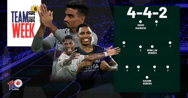 ISL 2023-24: Gameweek 6 Team of the Week