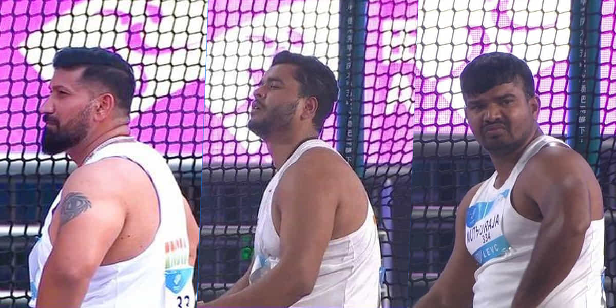 List of events where India swept podium at Asian Para Games 2023