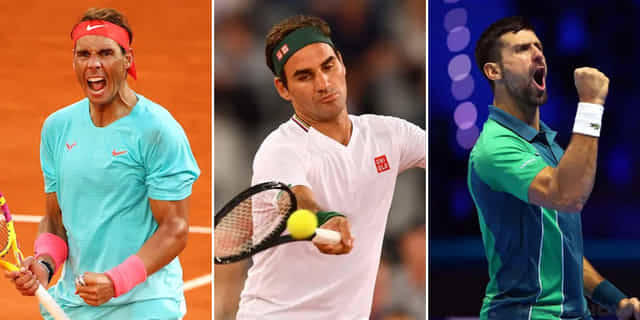 Novak Djokovic Roger Federer Rafael Nadal