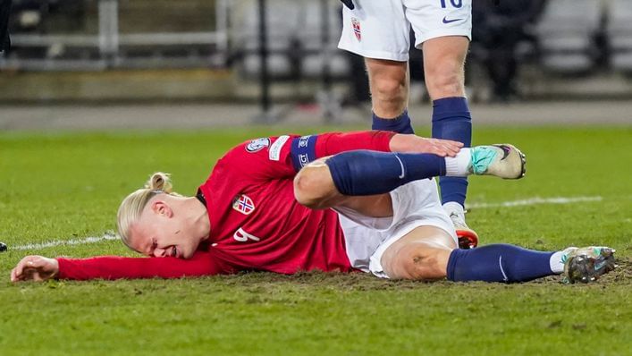 Erling Haaland to miss Euro qualifier against Scotland due to ankle injury