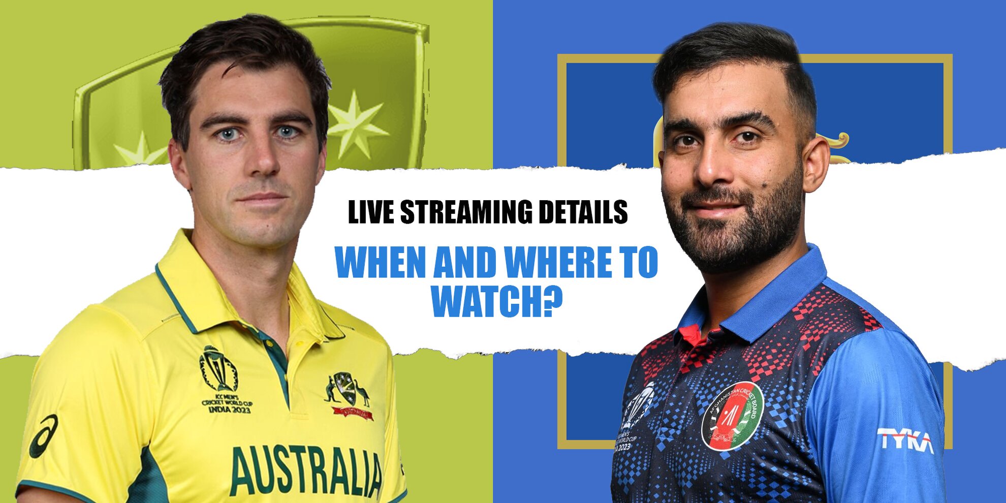 AUS vs AFG Live streaming details, when and where to watch ICC Cricket