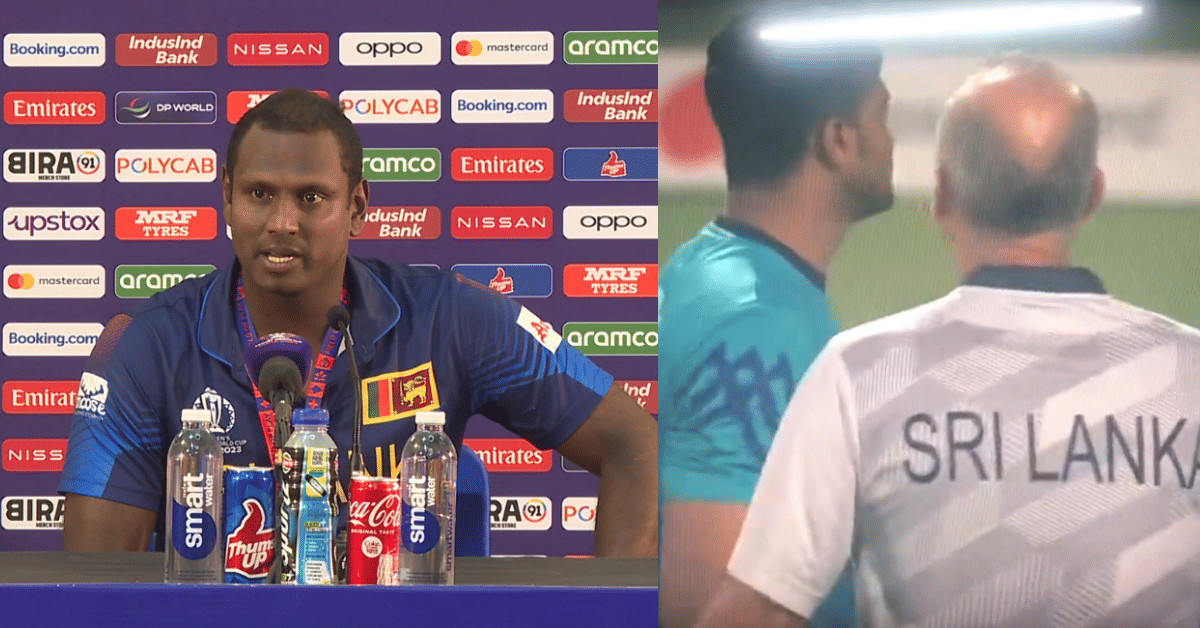Angelo Mathews reveals why Sri Lanka players didn't shake hands with Bangladesh after CWC 2023 match in Delhi