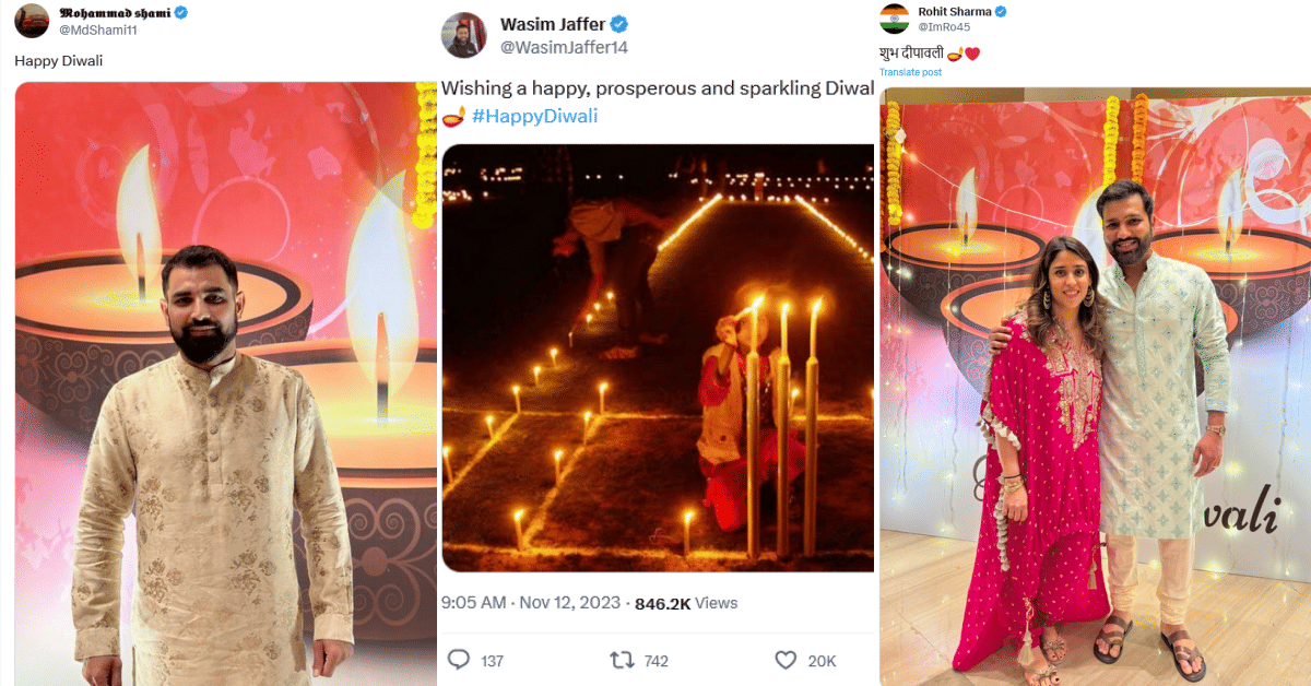 Cricketing fraternity extend warm wishes to fans on the holy occasion of Diwali