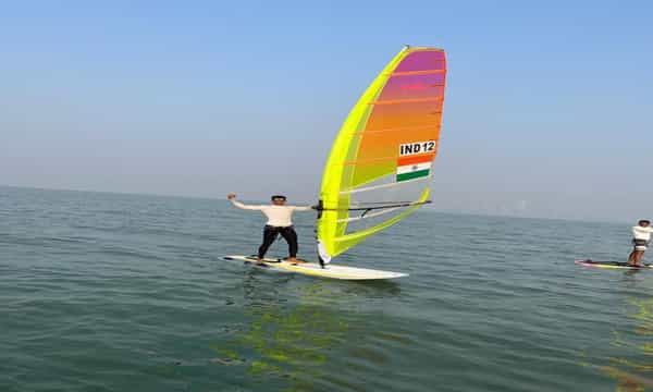 National Games 2023: Indian army windsurfer Eabad Ali wins gold in RS:X category