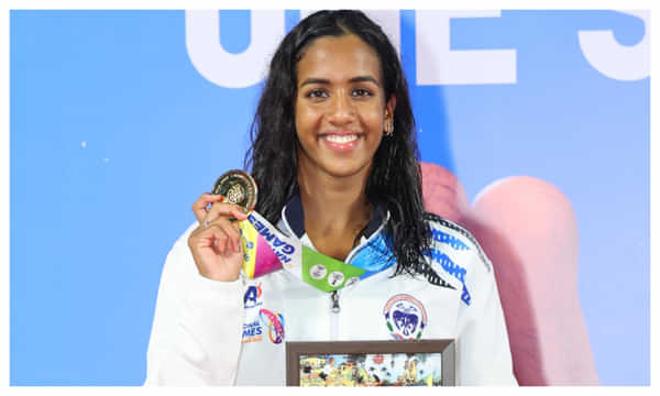 National Games 2023 November 2nd Results: Srihari Nataraj, Nina Venkatesh create new meet records