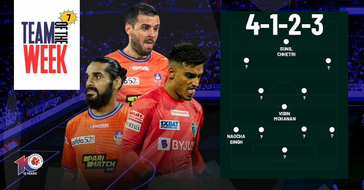 ISL 2023-24: Gameweek 7 Team of the Week