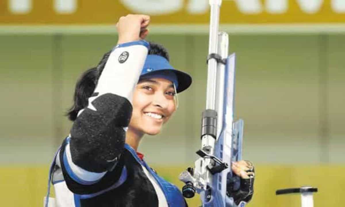 Mehuli Ghosh wins 10m Air Rifle gold at National Games 2023