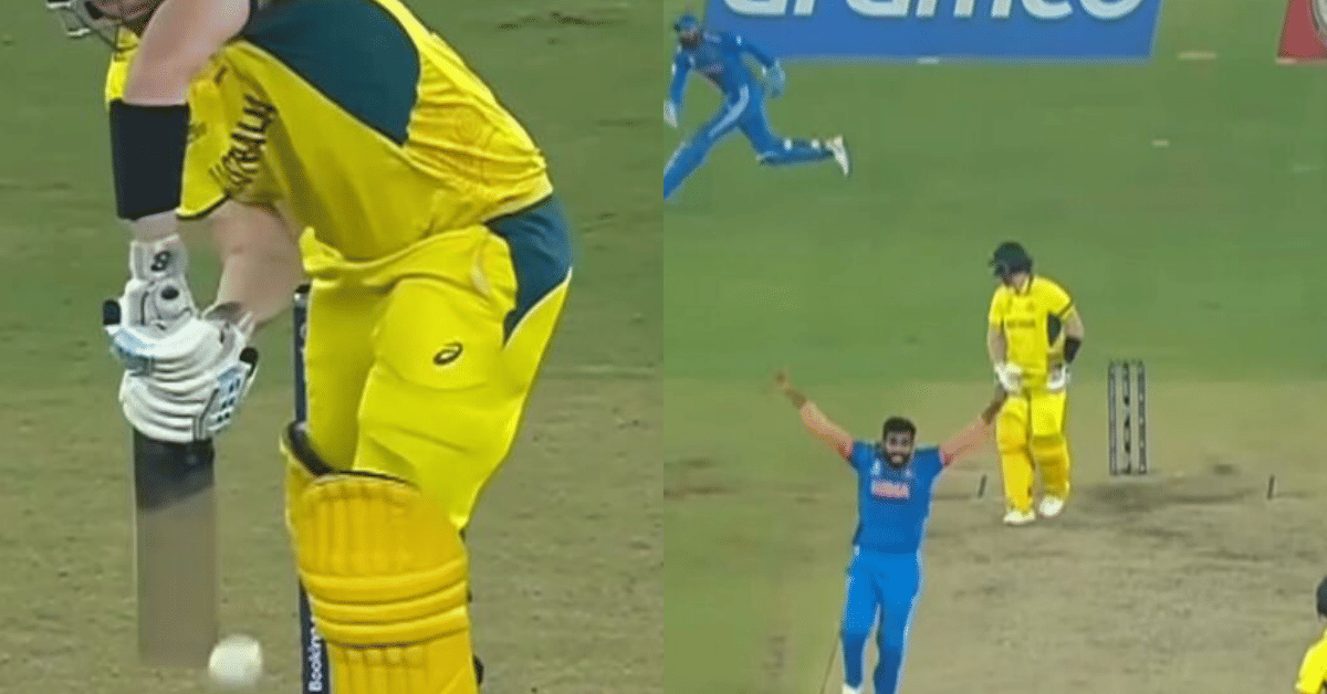 Watch: Jasprit Bumrah outfoxes Steve Smith with a brilliant slower one in IND vs AUS CWC 2023 final